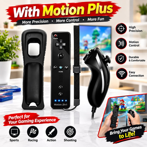 Telecomando wiimote nunchuck - telecomando,