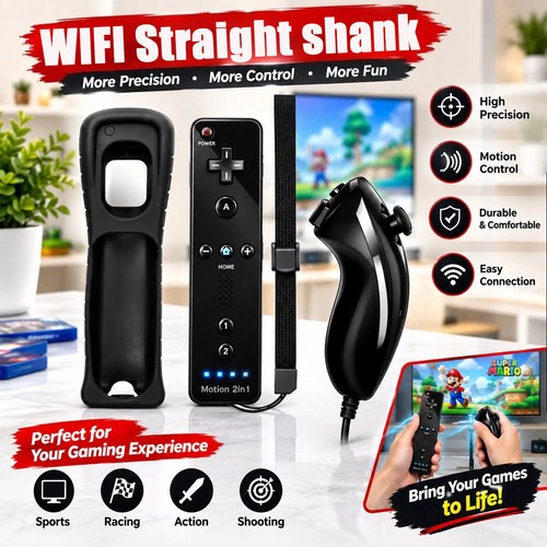 Telecomando wiimote nunchuck - telecomando,